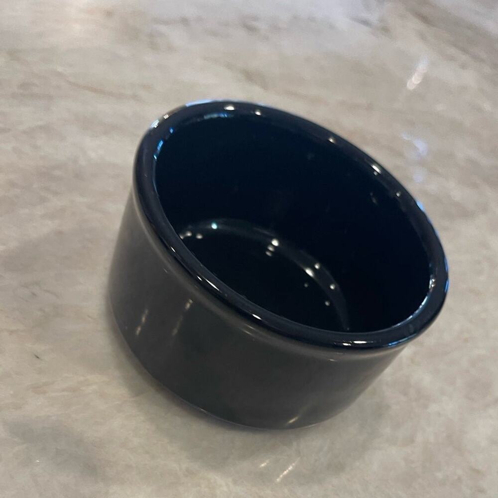 Bodum black stoneware small dish ramekin